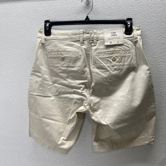 NEW FLINT AND TINDER Men’s 365 Chino Shorts 9” Inseam Size 32 Salt - Picture 5 of 9